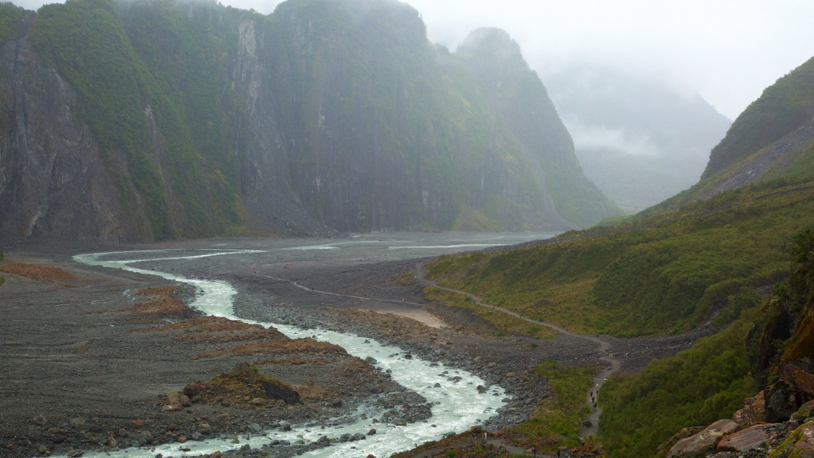 DAY 18 Proceed to Fox Township / Franz Josef, West Coast. Enroute visit "Puzzling World" at Wanaka